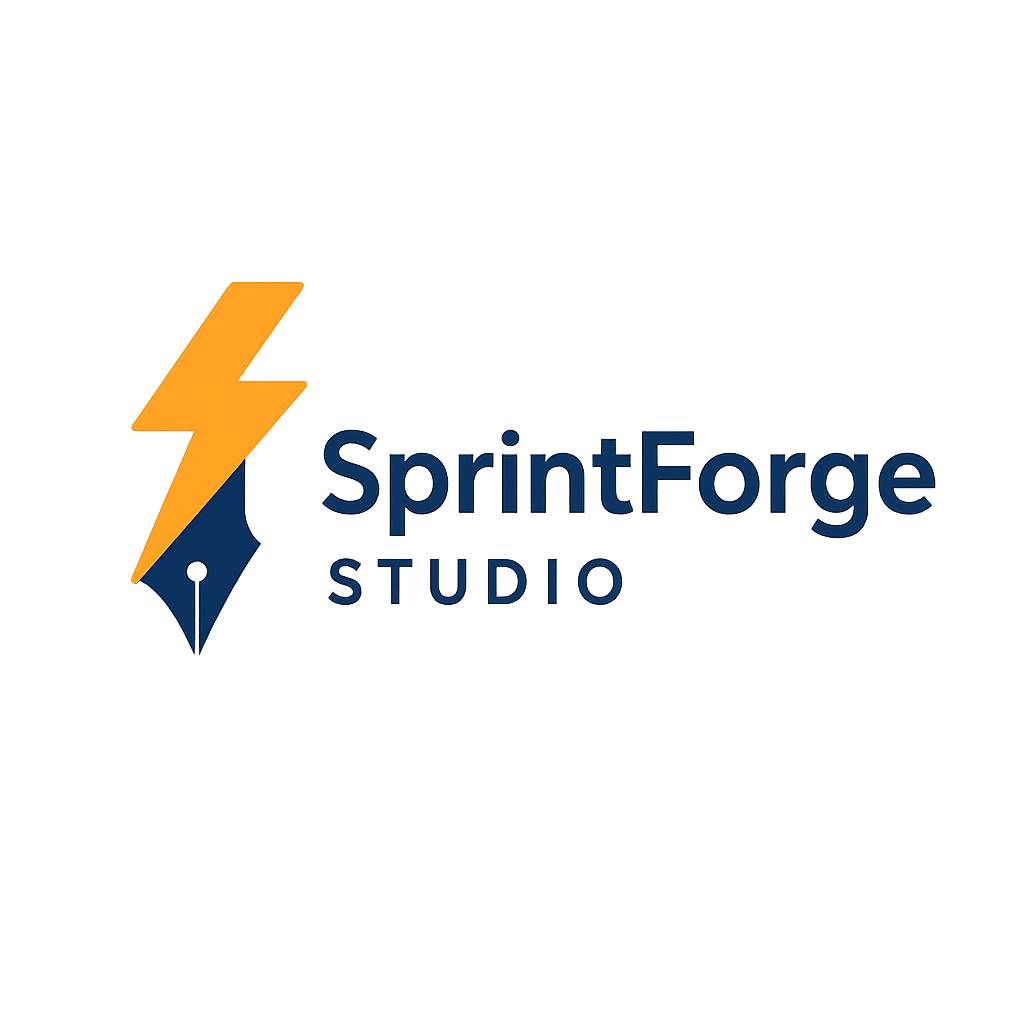 SprintForge lightning logo